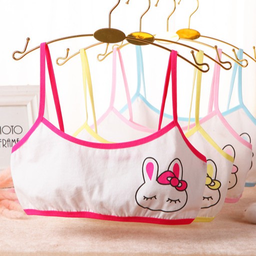 Áo Lót Cotton Mềm Mại Thoáng Khí Cho Bé Gái 8-15 Tuổi