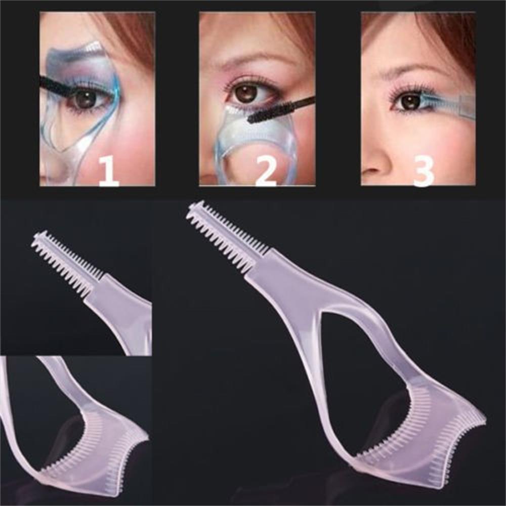 [Hàng mới về] Lược khuôn hỗ trợ chải trang điểm mascara 3 trong 1 màu ngẫu nhiên