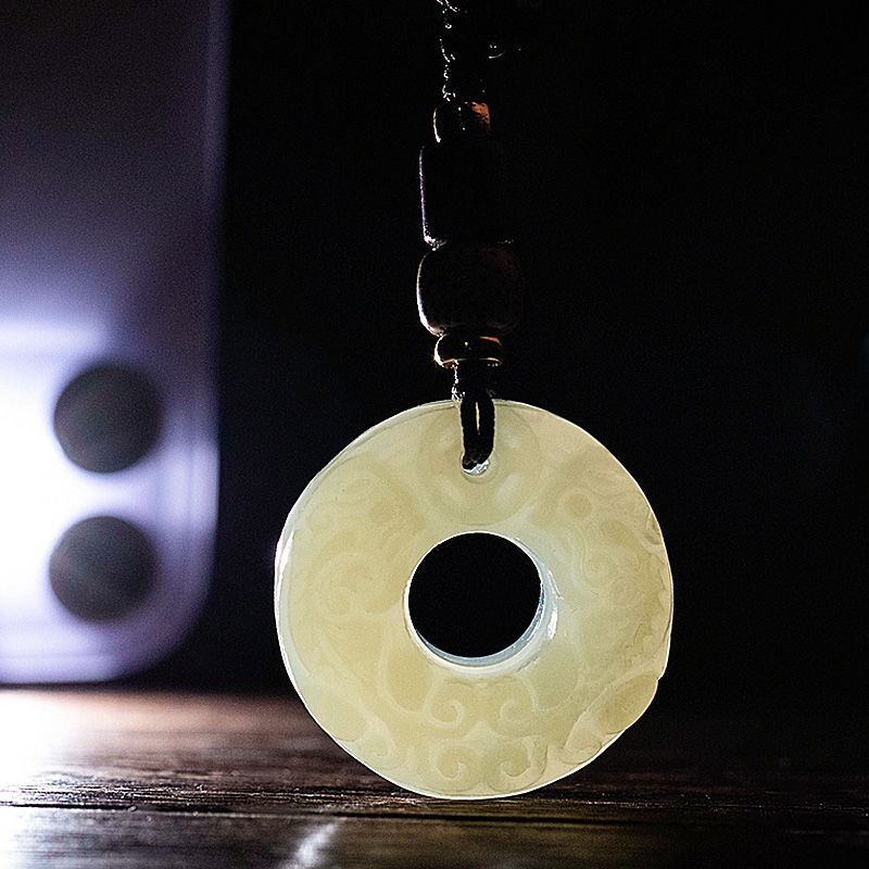 Móc Chìa Khóa Hình Tỳ Hưu Bằng Ngọc Bích Chất Lượng Cao