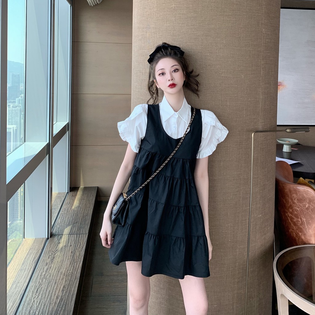 Set váy yếm baby