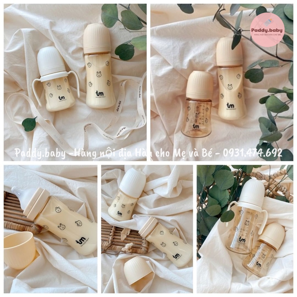 Bình sữa, bình hút Dottodot x Tovy and Molly Hàn Quốc cho bé 180ml - 280ml - made in Korea