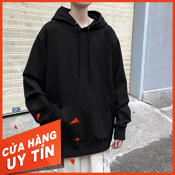 [VIDEO THẬT] Áo Hoodie Trơn Nỉ Bông PHONG BOUTIQUE ( unisex nam nữ đều mặc được)