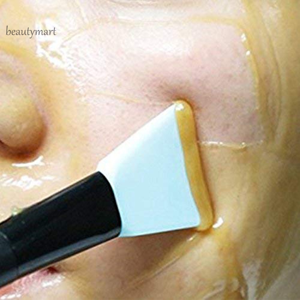 [Hàng mới về] Cọ silicone phẳng quét mặt nạ chăm sóc da tiện dụng