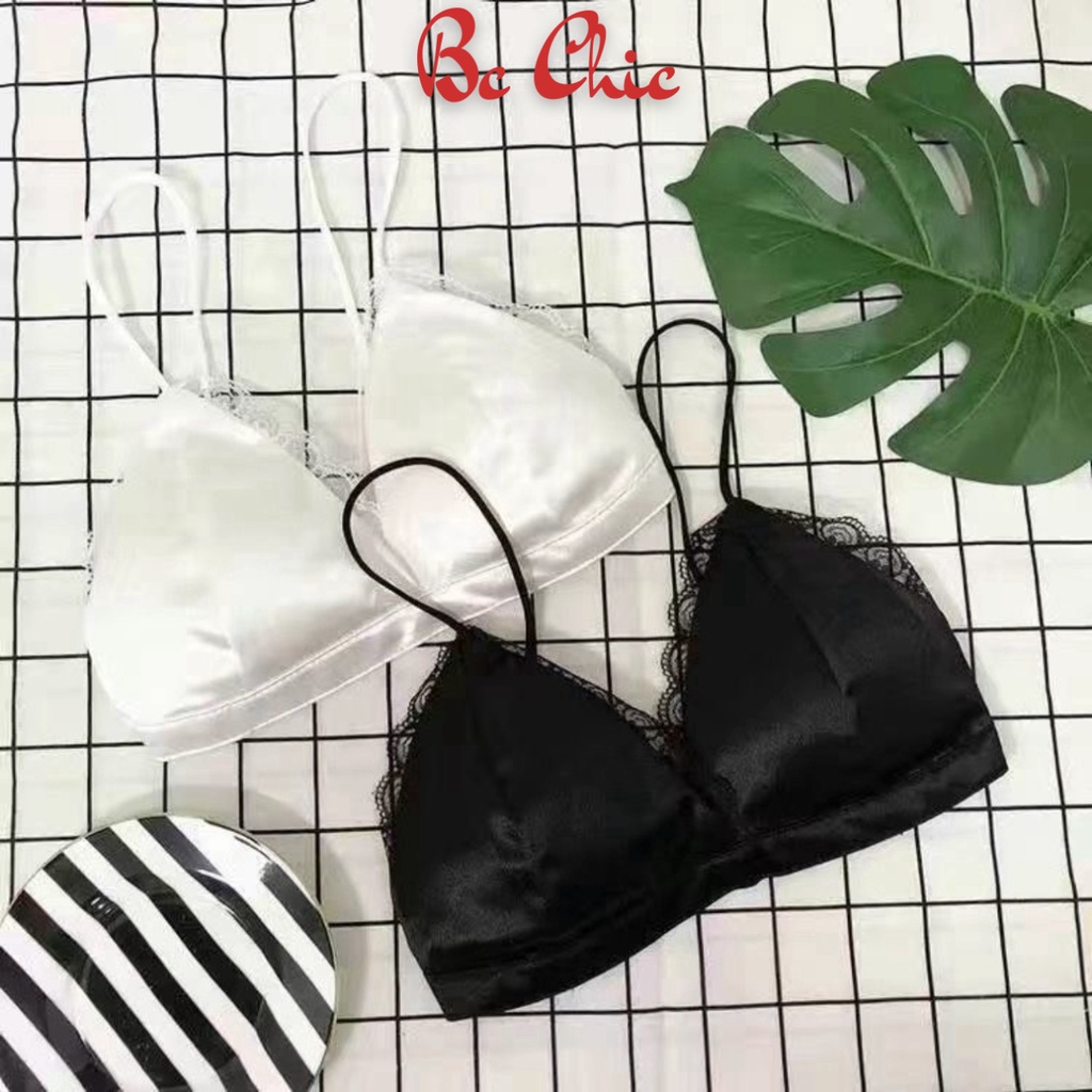 Áo Bra Nữ nâng vòng một gợi cảm thiết kế lụa bóng bản nhỏ cao cấp sexy quyễn rũ MÃ Bra B265 BC_CHIC LINGERIE