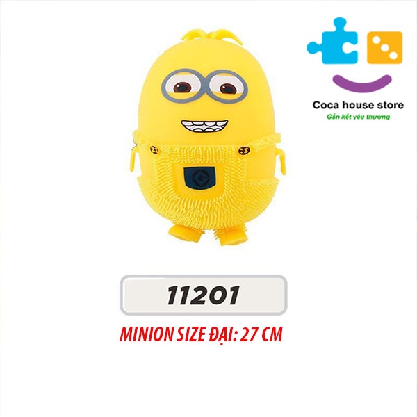 Minion kẻ cắp mặt trăng cao su co dãn siêu dẻo phát sáng, minion slime massa tay cực thích size cực lớn