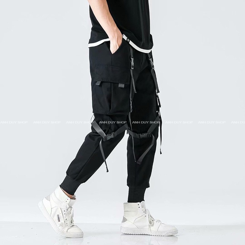 Quần Jogger Nam Kaki Túi Hộp Phong Cách Hiphop Đường Phố Thể Thao Unisex Nam Nữ ANH DUY SHOP JG10
