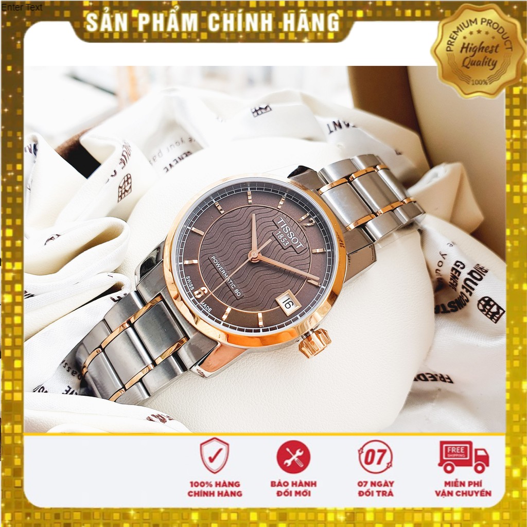 [INBOX TRẢ GIÁ] Đồng hồ nữ chính hãng Tissot Ladies T-Classic Titanium Automatic  T087.207.55.297.00