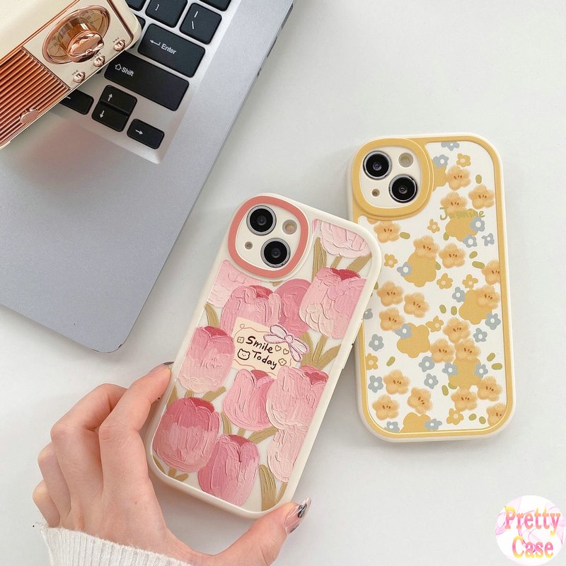 Ốp Điện Thoại Mềm Hình Hoa tulip Cho samsung galaxy a04 a03s a14 a13 a50s a51 a52s a53 a54 a22 a23 a24 a20s a70 a71 a72 a73 a30s A31A33A23A31A31A