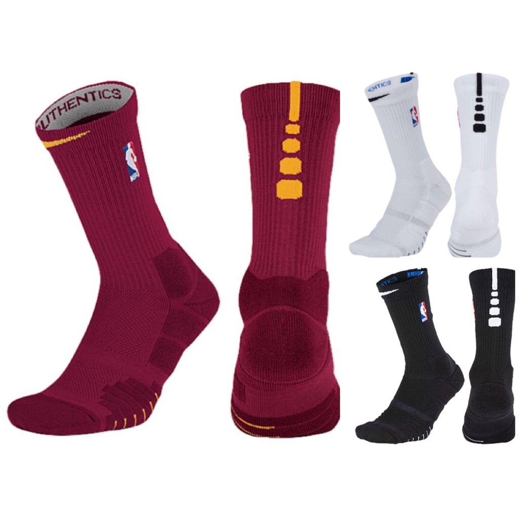 Tất NBA Nike Elite Quick Crew Trắng, Đen, Đỏ