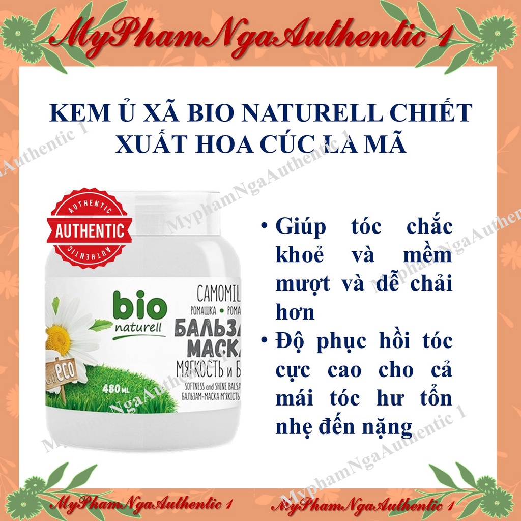 Ủ Tóc Xã Tóc Bio Naturell siêu mềm mượt