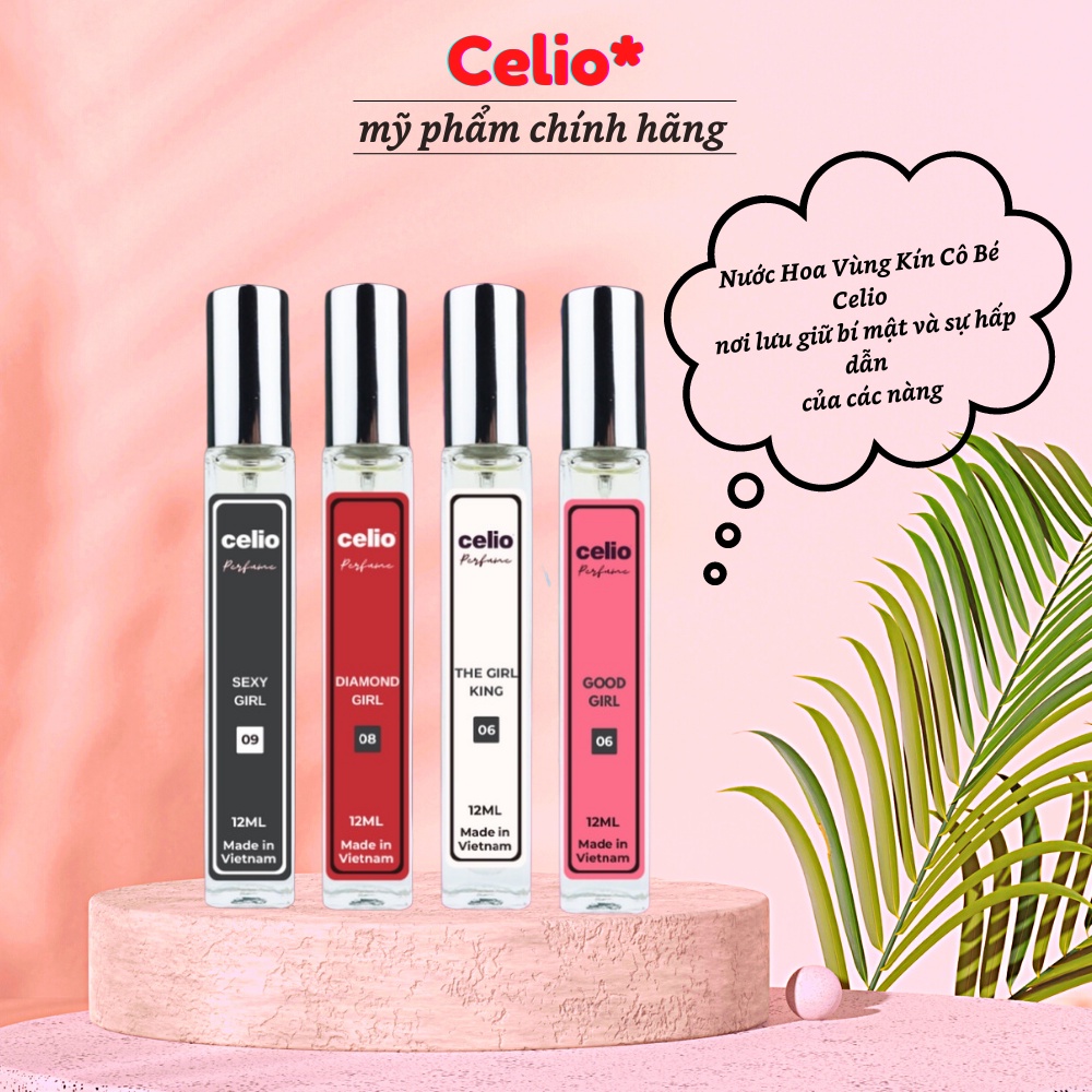 Nước Hoa Vùng Kín Cô Bé CELIO Tinh Dầu  Nước Hoa Nữ Thơm Lâu Cao Cấp Cá Tính Ngọt Ngào Gợi Cảm 12ml 