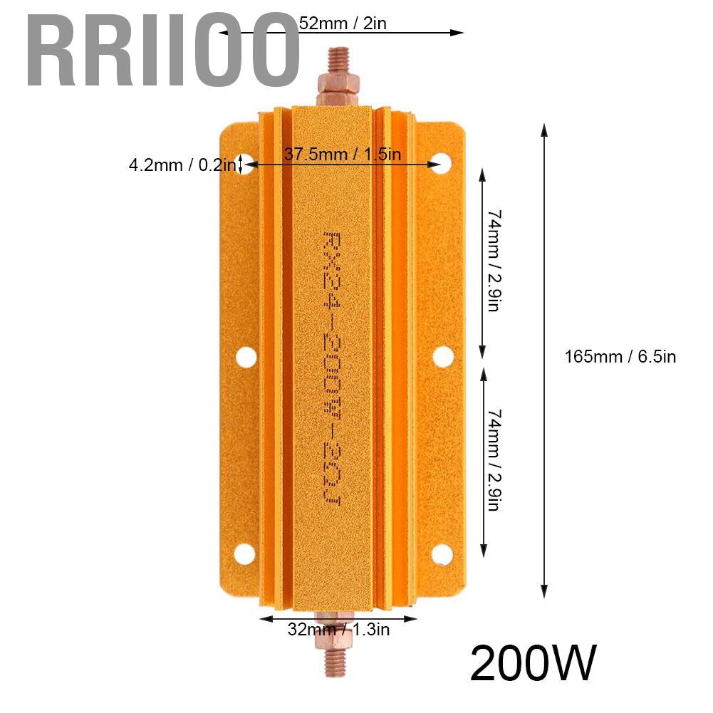 Điện Trở Nhôm Công Suất Cao Rriiooo 200w 2r