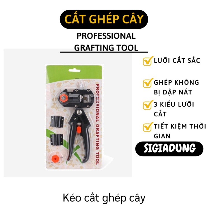 [SGD] Kéo Cắt Cành - Kéo Tỉa, Ghép, Chiết Cành Cây Đa Năng 2 Đầu Cắt 8463