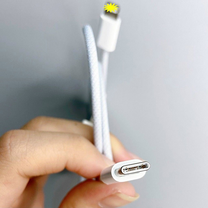 Cáp Sạc Nhanh Bọc Dù 20W / Cáp Sạc Điện Thoại Type-C Dây Dù 1M Cho 8Plus/Xs Max /11/12 Pro/13 ProMax