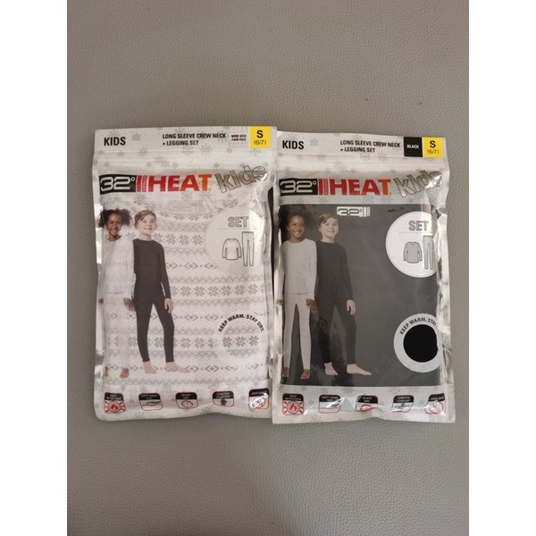 Bộ quần áo giữ nhiệt 32 độ Heat cho bé trai , bé gái hàng xuất dư xịn