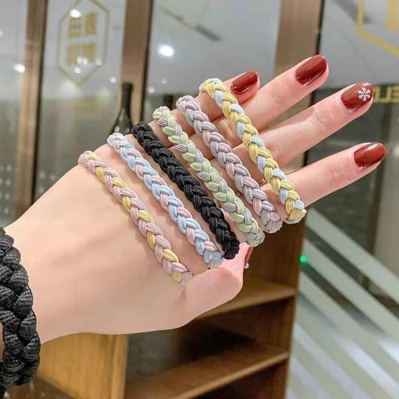Dây buộc tóc co giãn kiểu dáng đơn giản dành cho nữ