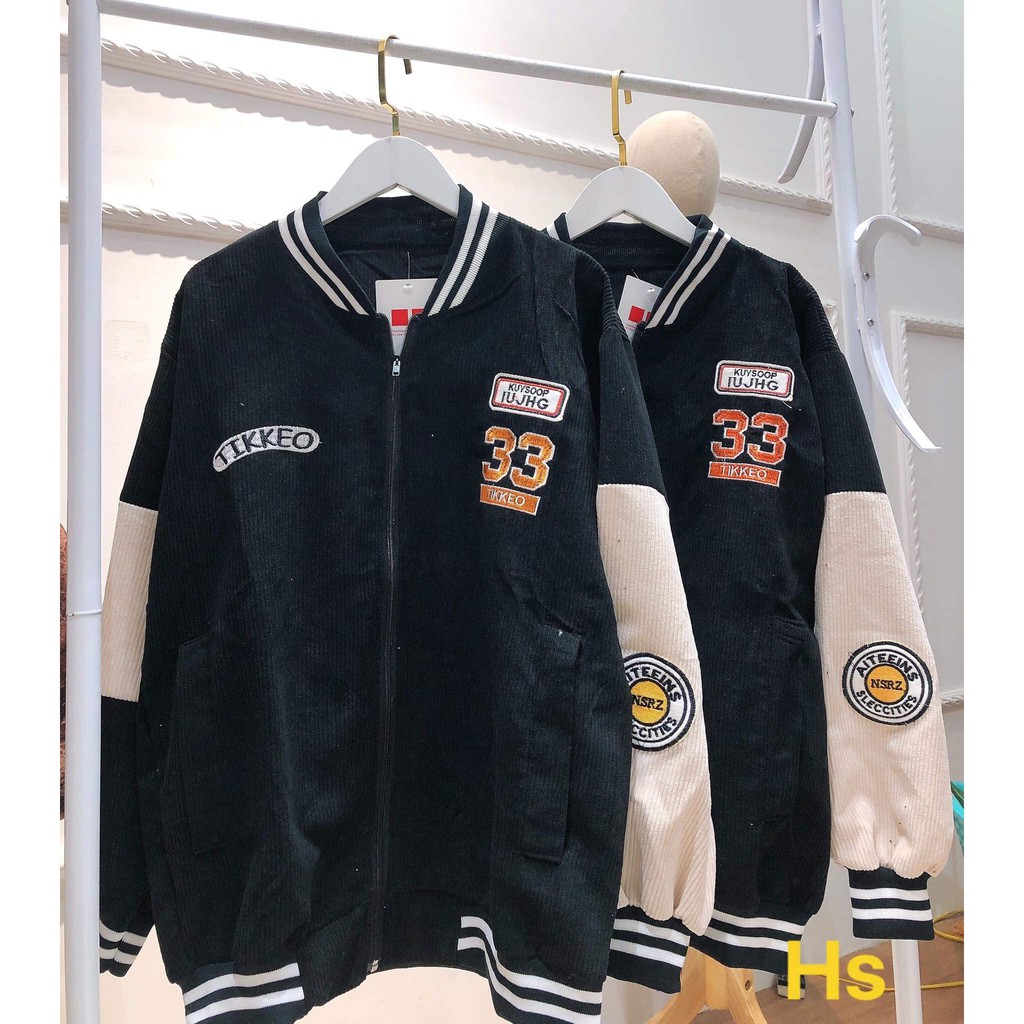 Áo Khoác Bomber Nhung Gân 33 | BigBuy360 - bigbuy360.vn