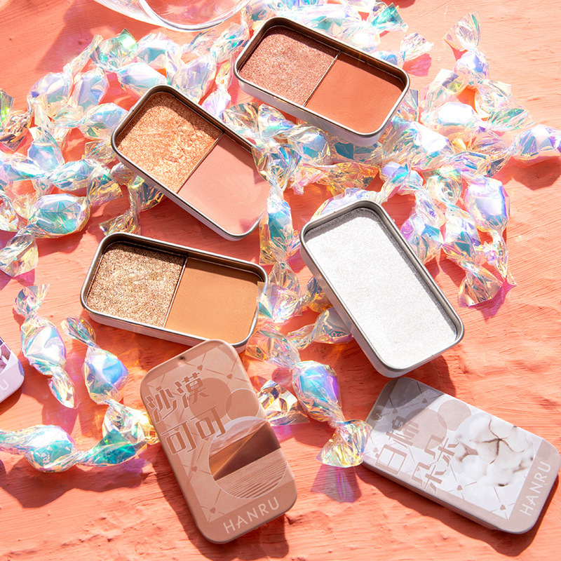 [Hàng mới về] Bảng Phấn Mắt Hai Màu Ánh Ngọc Trai / Lì Với Kiểu Dáng Nhỏ Gọn Chất Lượng Cao | BigBuy360 - bigbuy360.vn