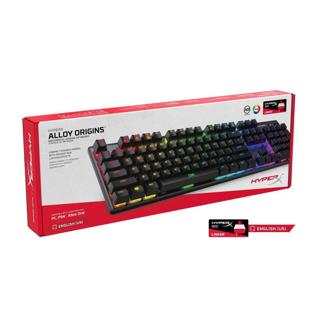 - [ RẺ VÔ ĐỊCH ] Bàn phím cơ Kingston HyperX Alloy Origins - Chính Hãng Việt Nam - Mới 100%