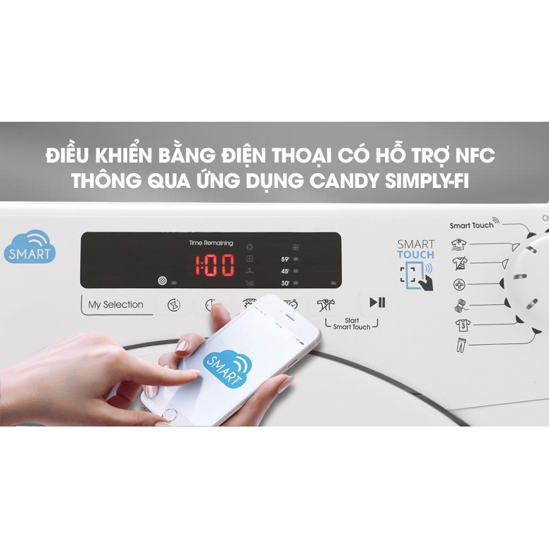 Máy Sấy CANDY 9.0 Kg CS V9DF-S (Hàng chính hãng)