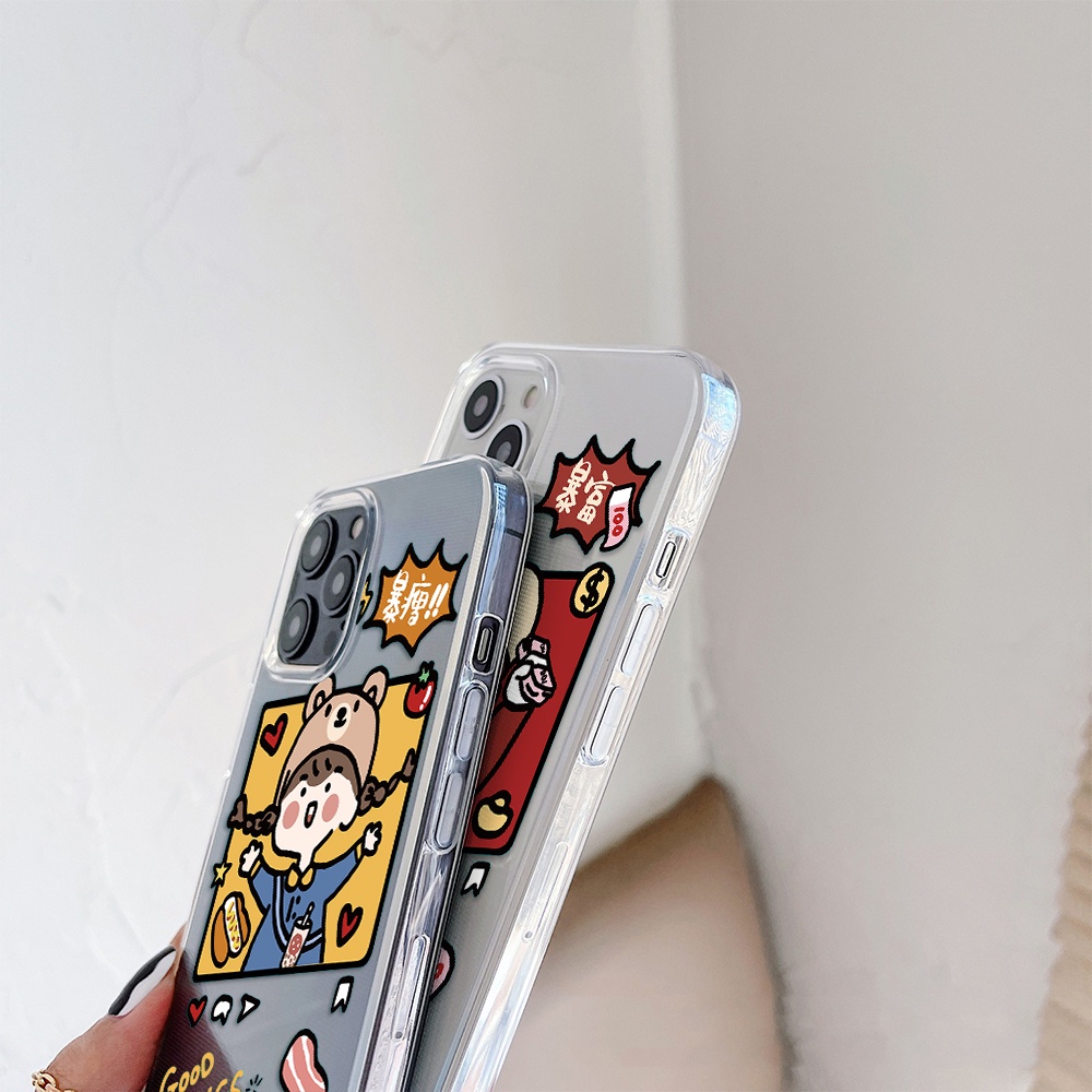 Ốp Điện Thoại Tpu Mềm In Chữ Try to make money and get rich Cho iPhone 11 12 13 pro max XS X XR XSMax 7 8 6 6s plus 5 4 SE 2020