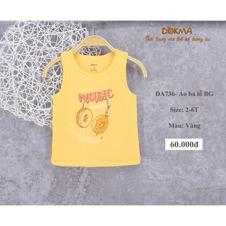 DA736 Áo ba lỗ BG Dokma (2-6y)