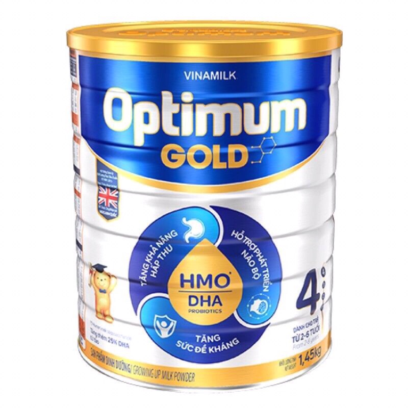 Sữa bột Optimum Gold 4 HT 1,45kg