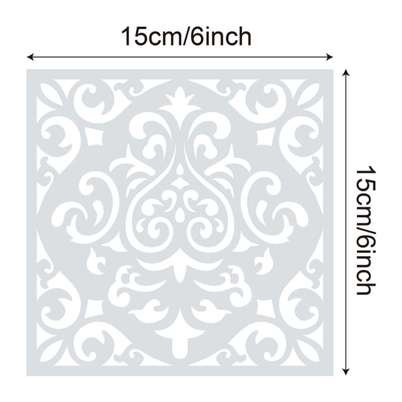 Bộ 7 Khuôn Tô Họa Tiết Mandala Trang Trí Giáng Sinh DIY