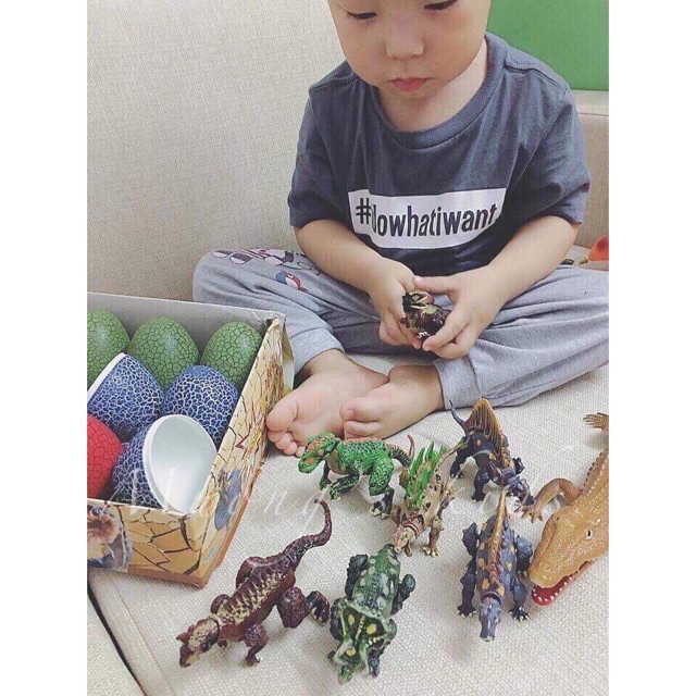 Đồ chơi trứng khủng long lắp ráp
