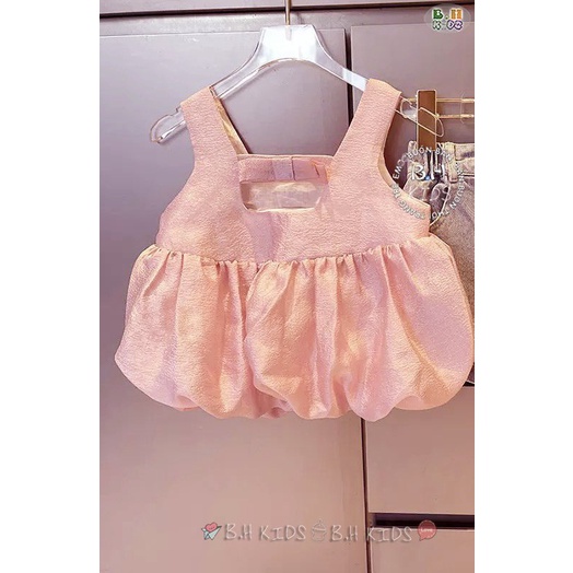 SALE SET 2 CHI TIẾT ÁO BỒNG VÀ QUẦN BÉ GÁI XINH XẮN SIZE 6-20KG