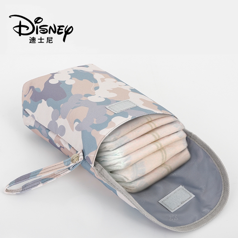 Disney Baby tã Túi Go Out xách tay Baby tã Túi xách Công suất lớn mục lưu trữ Túi thời trang ngụy trang tã Bag