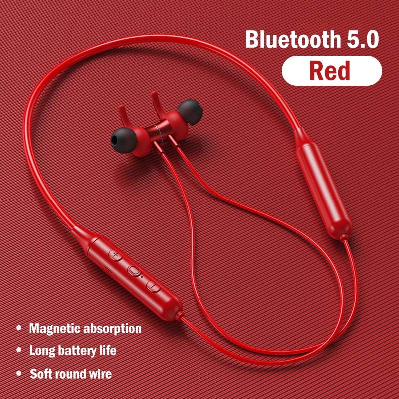 Tai Nghe Thể Thao Đeo Cổ Bluetooth 5.0 6d Giảm Tiếng Ồn Có Mic