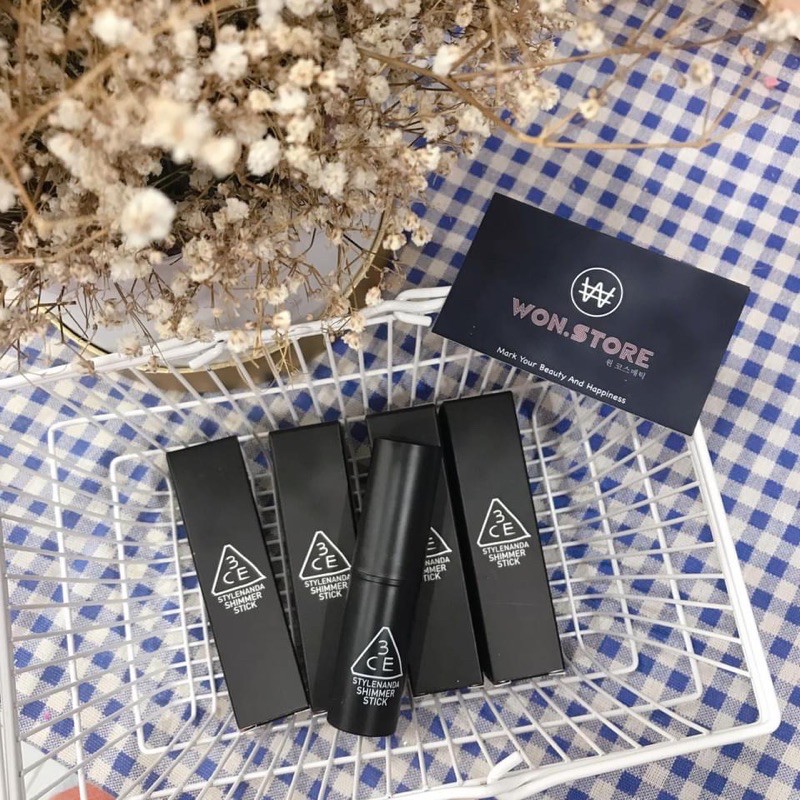 Thỏi Tạo Khối Highlight 3CE Stylenanda Shimmer Stick [Chính Hãng] [Sẵn] | BigBuy360 - bigbuy360.vn