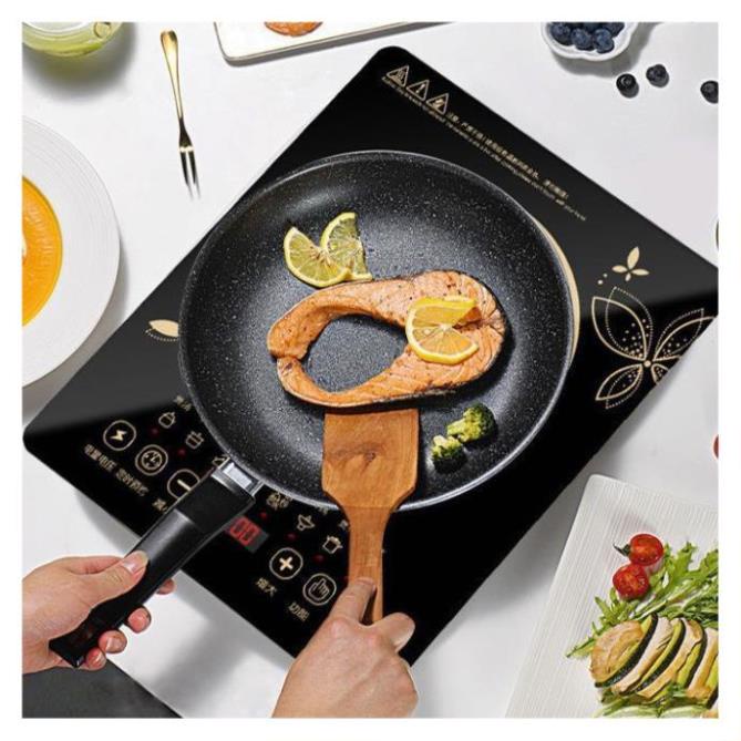 Bếp Từ Đơn, Bếp Điện Từ Cảm Ứng Mặt Kính PESKOE, Nóng Nhanh, Tiết Kiệm Điện, vô cùng An Toàn