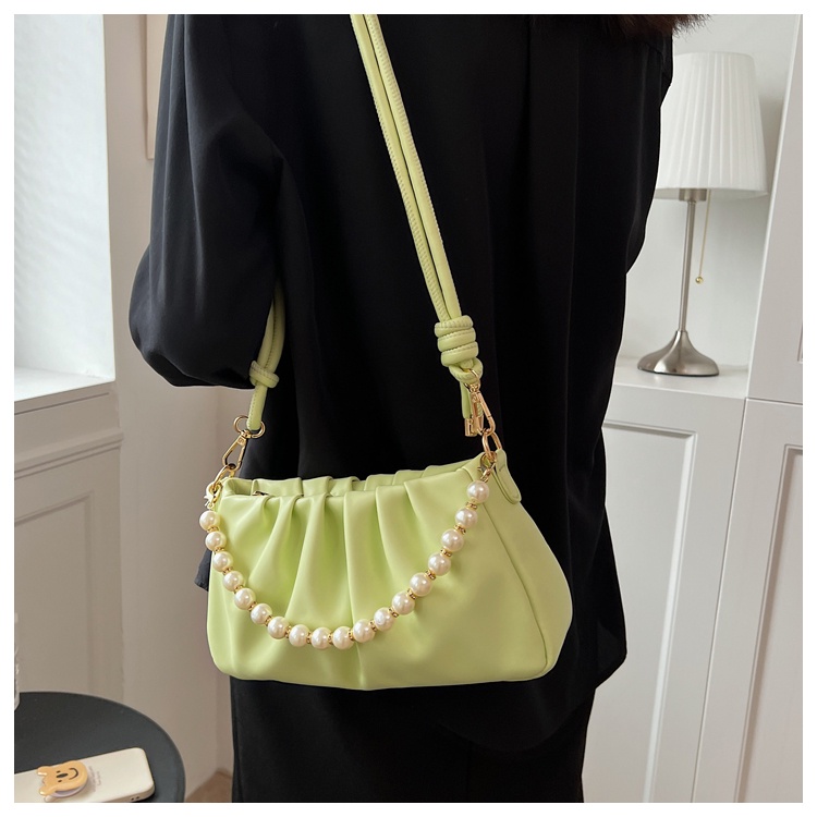 Túi đeo vai IELGY kiểu đám mây đính ngọc trai thời trang cao cấp cho nữ