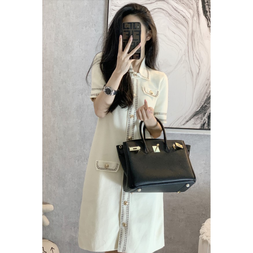 Đầm Cổ Polo Nhỏ Phong Cách Pháp Mới 2021 | BigBuy360 - bigbuy360.vn