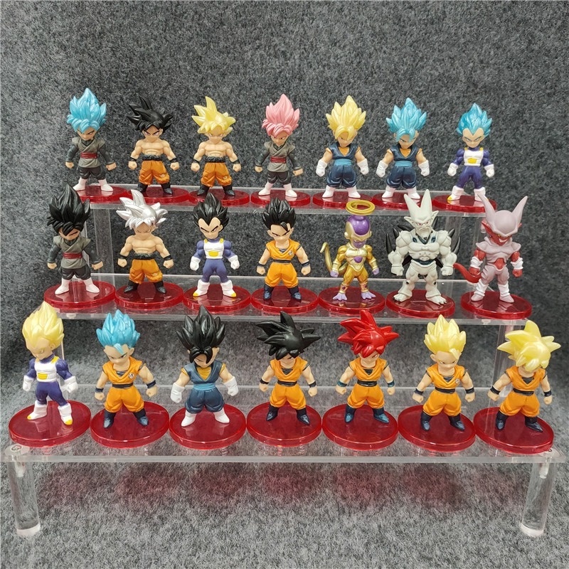Set 21 Mô Hình Nhân Vật Phim Hoạt Hình Dragon Ball Bằng Pvc