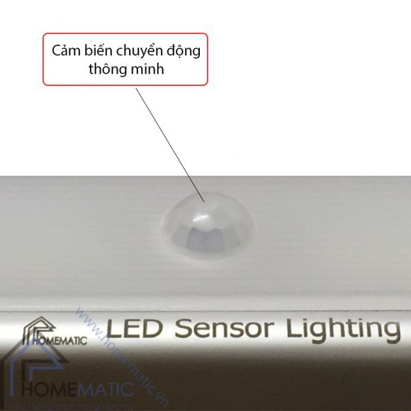 [Smartstore] Đèn LED cảm biến cho tủ quần áo dùng pin sạc thân nhôm HOMEMATIC HM-AL