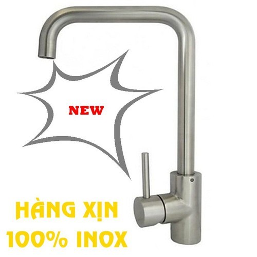 Vòi rửa bát nóng lạnh inox 304 – vòi lắp đặt chậu rửa bát nóng lạnh model 07