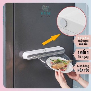 Dụng cụ cắt màng bảo vệ thực phẩm, Hộp cắt màng có nam châm và đầu hút đa năng giúp đồ ăn tươi ngon