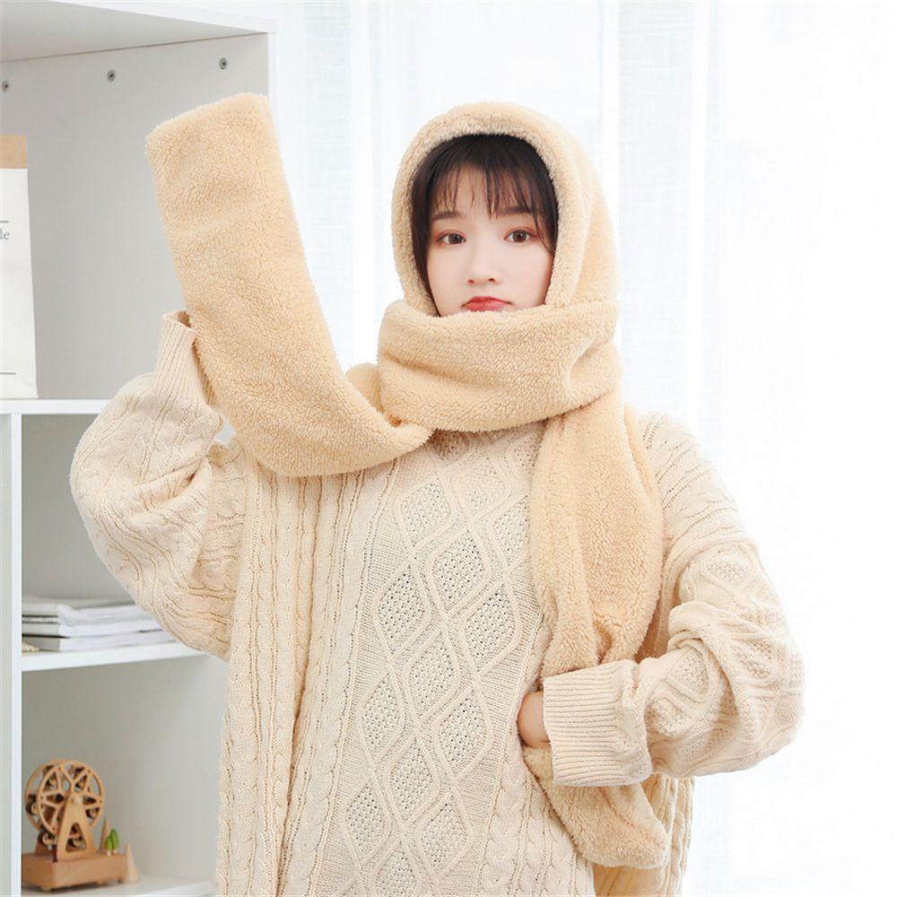 1 Mũ Beanie Giả Lông Thú Giữ Ấm Mùa Đông Thời Trang Cho Nữ