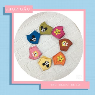 [HÀNG CÓ SẴN]Khẩu Trang Vải In Hình Thú Cho Bé