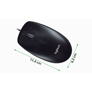 Chuột Máy Tính Có Dây Logitech B100 𝘽𝙃 36𝙏 Chính Hãng Giá Rẻ Cho Máy Tính, Laptop