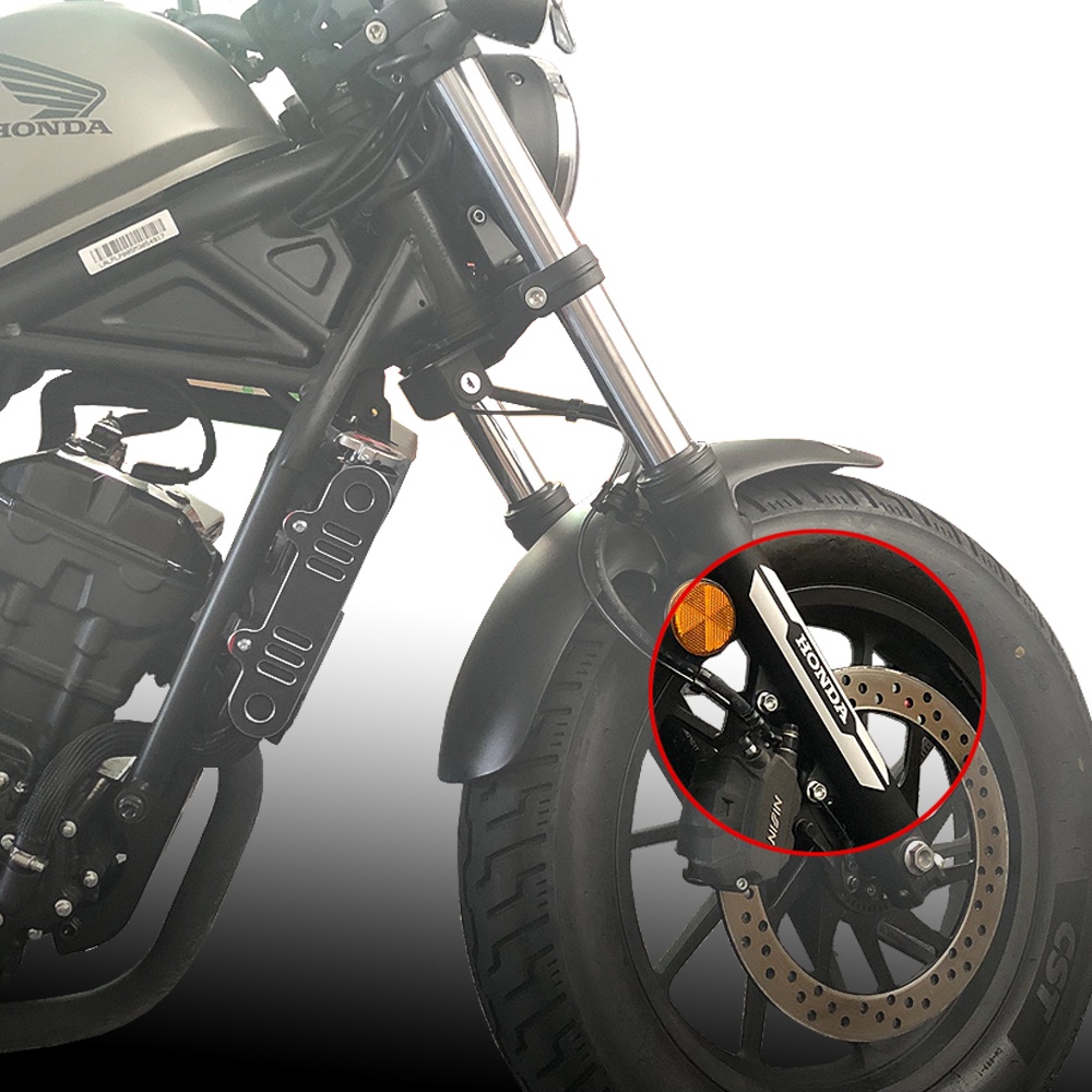 1 Bộ 2 Miếng Đề Can Phản Quang Cảnh Báo Giảm Xóc Ban Đêm Cho Xe Máy Honda CM300 NX125 Pedal CB190