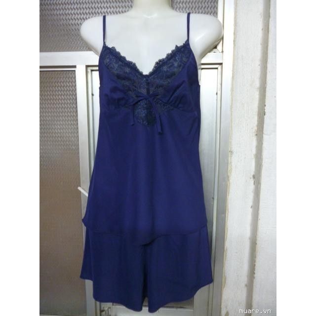 bộ ngủ winny vải voan cát thời trang mã 7096