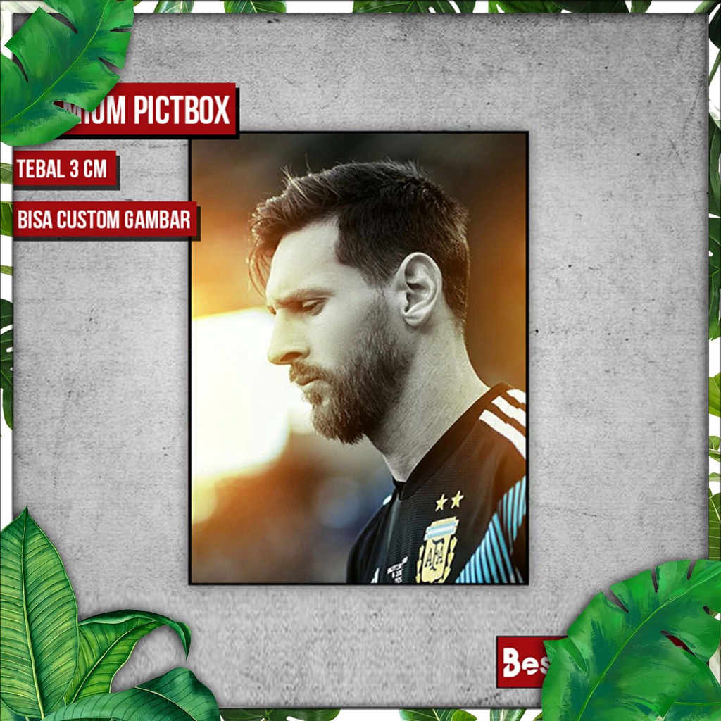 Poster Dán Tường Hình Cầu Thủ Bóng Đá Lionel Messi Pictbox0142