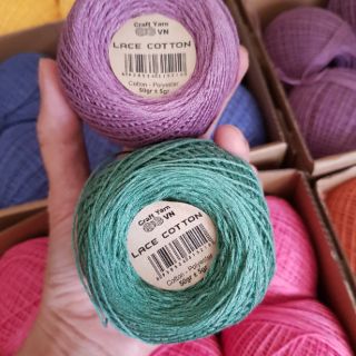 Sợi cotton lace.