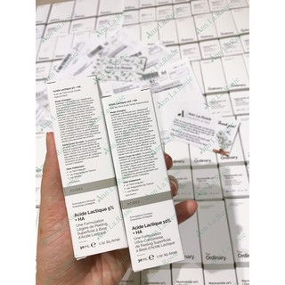 Sáng da mờ thâm Lactic Acid + HA 2% The OrdinaryLactic