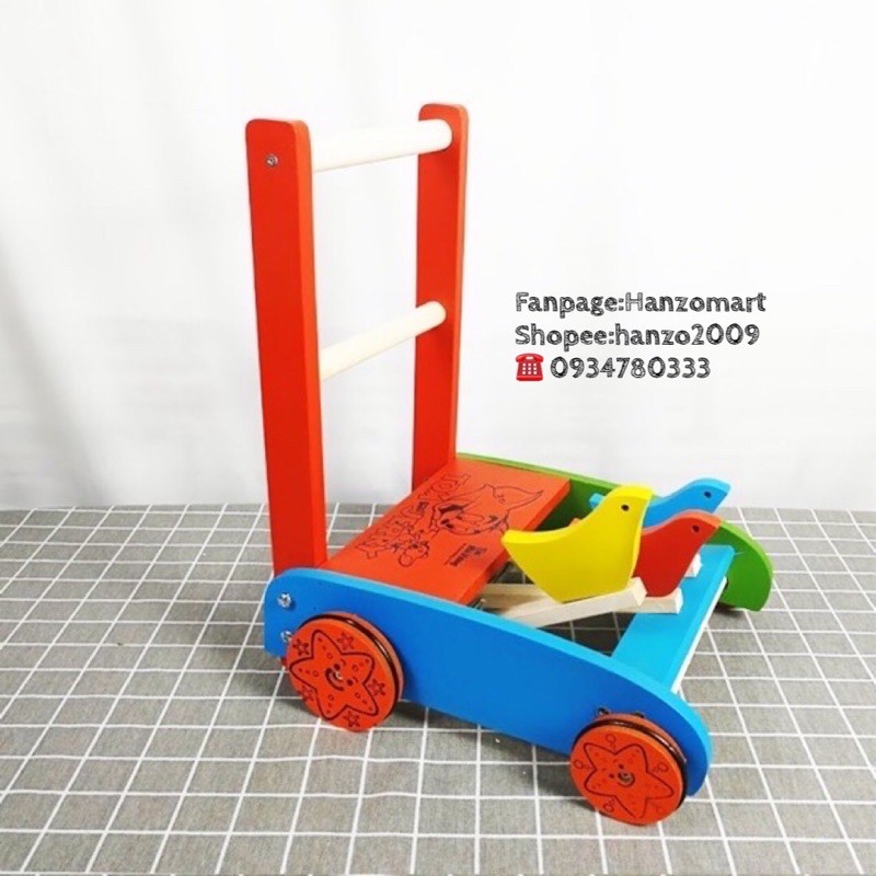 Xe tập đi 3 con gà/xe tập đi con chim Mommy Care cho bé