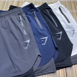 Quần short thể thao nam 2 lớp
